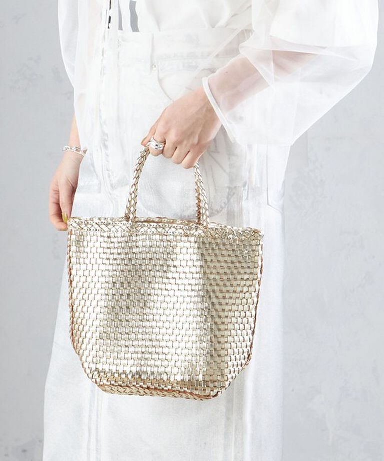 SHIPS for women「Swaraj:レザー メッシュ バッグ ◇」|トートバッグ|