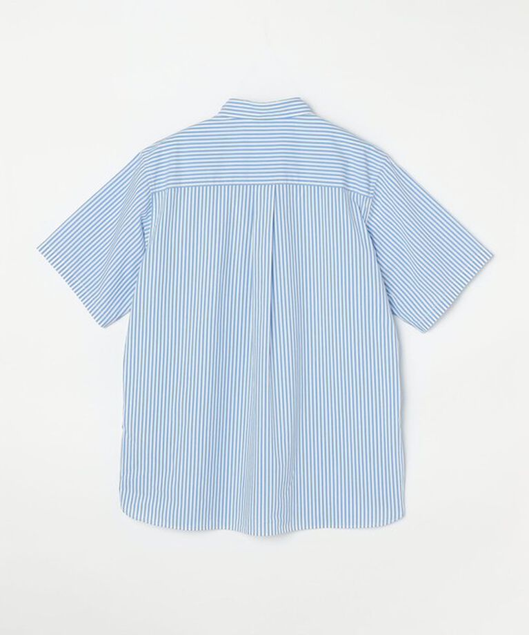 SHIPS any「SHIPS any: ブルーパレット ストライプ / ハケメ リラックス レギュラーカラー シャツ◇」|シャツ・ブラウス|