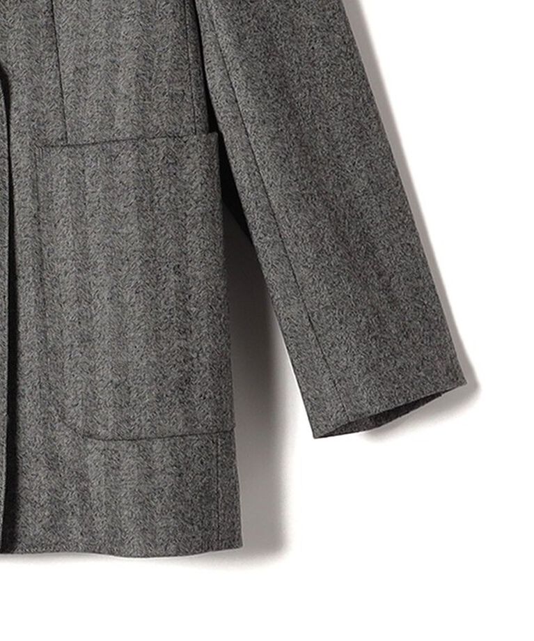 SHIPS for women「SHIPS Primary Navy Label: フラノ ヘリンボーン ダブルボタン ジャケット（セットアップ対応）」|テーラードジャケット|