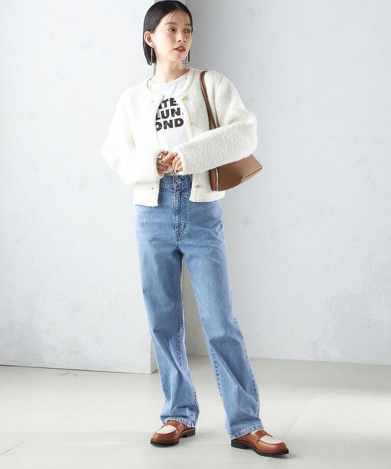 SHIPS for women「〈手洗い可能〉メタル釦 パイル ジャケット」|その他|