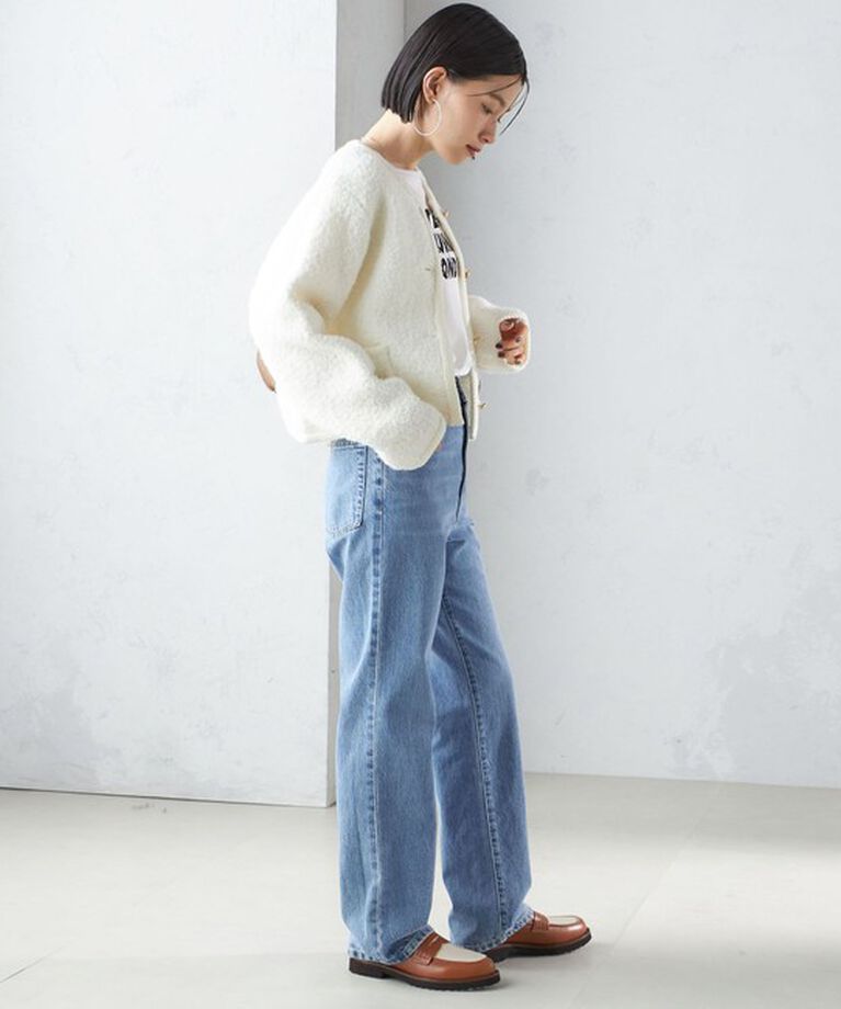SHIPS for women「〈手洗い可能〉メタル釦 パイル ジャケット」|その他|