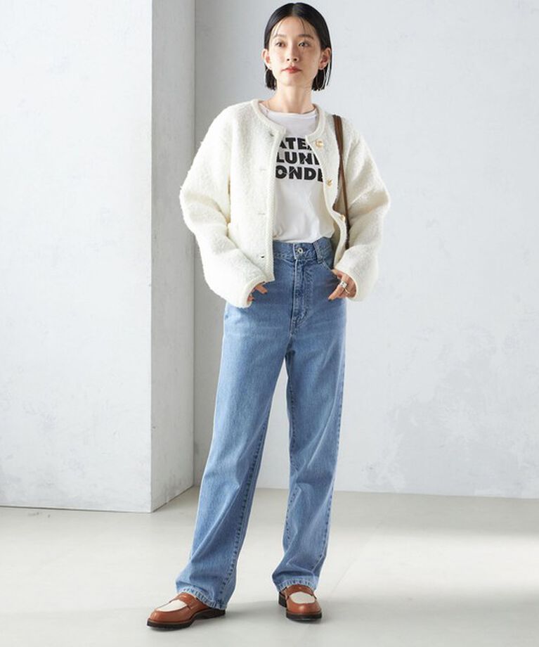 SHIPS for women「〈手洗い可能〉メタル釦 パイル ジャケット」|その他|