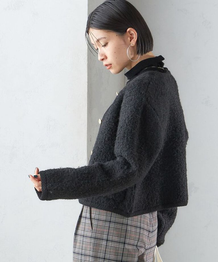 SHIPS for women「〈手洗い可能〉メタル釦 パイル ジャケット」|その他|