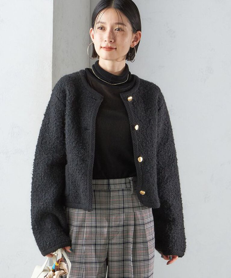 SHIPS for women「〈手洗い可能〉メタル釦 パイル ジャケット」|その他|