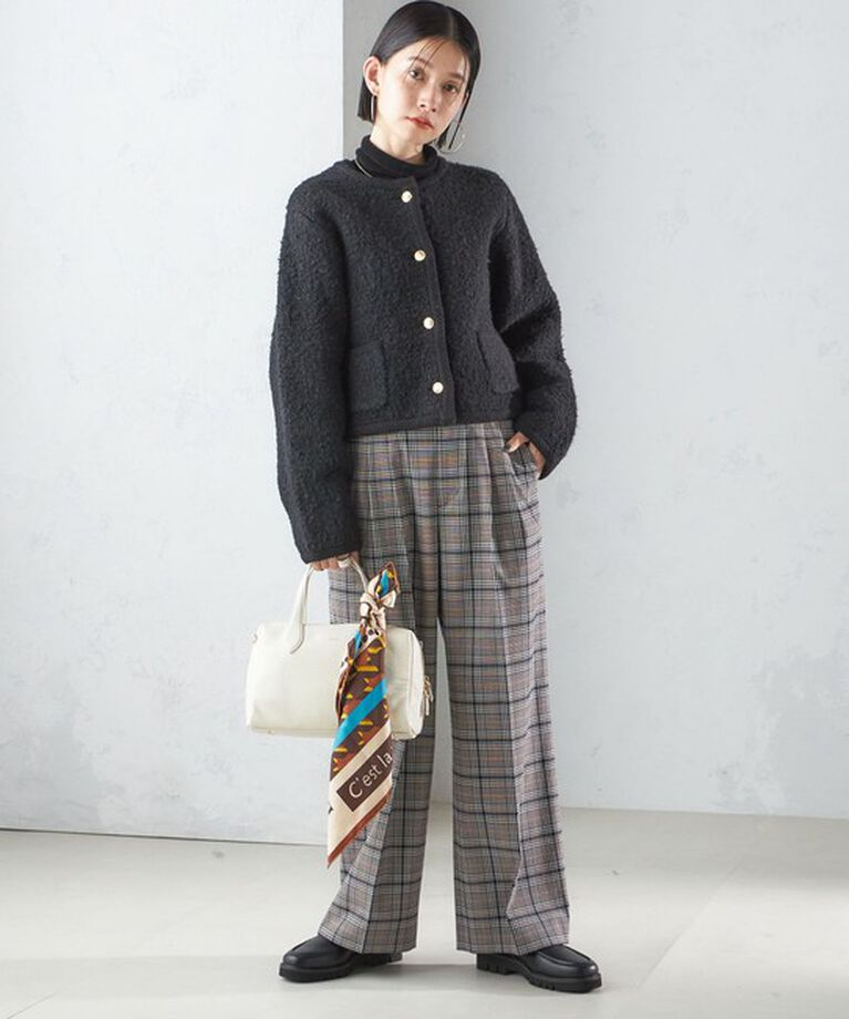 SHIPS for women「〈手洗い可能〉メタル釦 パイル ジャケット」|その他|