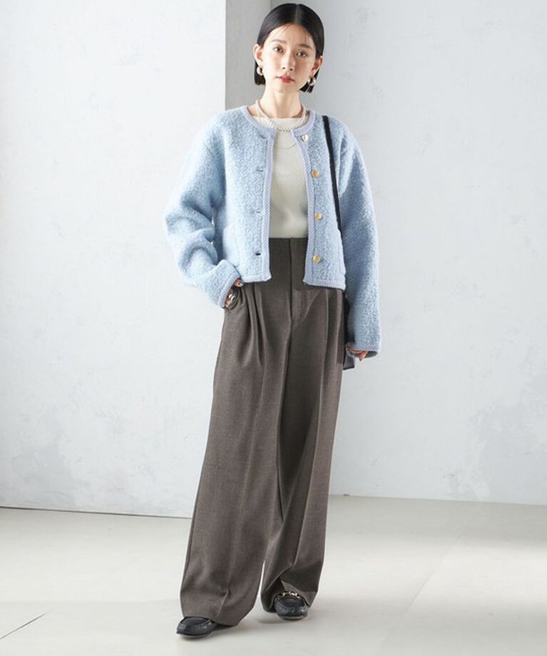 SHIPS for women「〈手洗い可能〉メタル釦 パイル ジャケット」|その他|