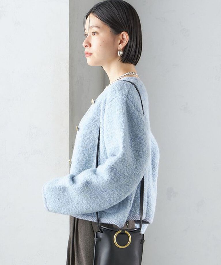 SHIPS for women「〈手洗い可能〉メタル釦 パイル ジャケット」|その他|