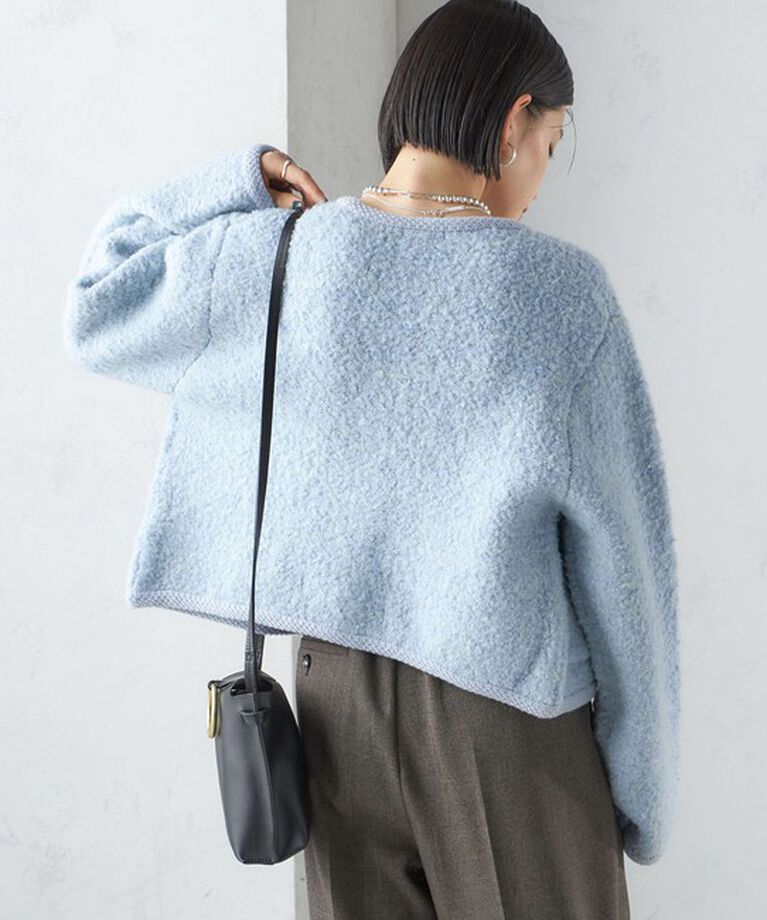 SHIPS for women「〈手洗い可能〉メタル釦 パイル ジャケット」|その他|