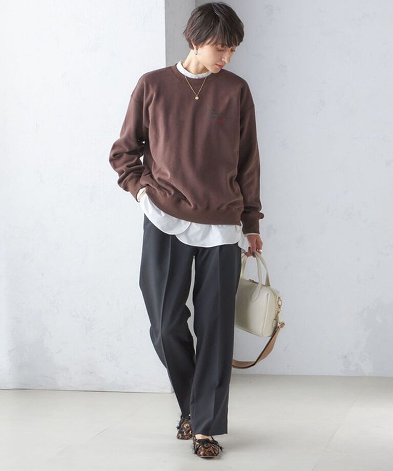 SHIPS for women「【SHIPS別注】MCL:〈洗濯機可能〉エンブロイダリー スウェット」|スウェット・ジャージ|