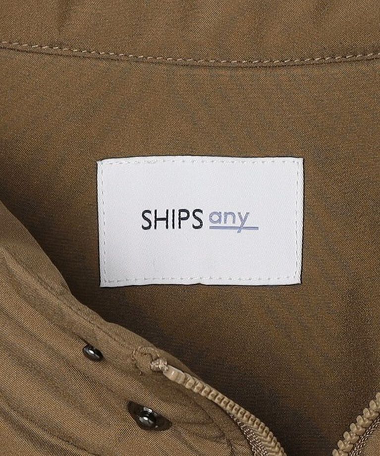 SHIPS any「SHIPS any: 〈撥水・防風等〉多機能 スタンドカラー ダウン ミドル コート◇」|ダウン|