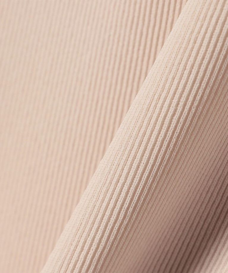 SHIPS for women「〈洗濯機可能〉ストレッチ リブ ロング スリーブ TEE」|Tシャツ・カットソー|