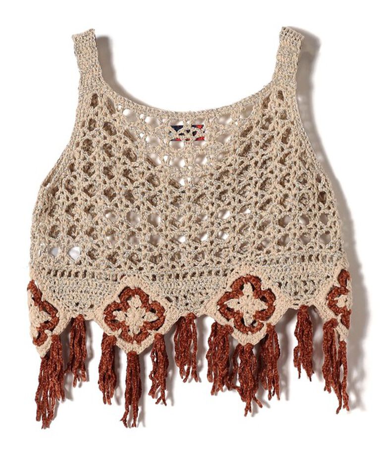SHIPS for women「LOGAN KNITTING MILLS:〈手洗い可能〉モール ビスチェ」|ニット・セーター|