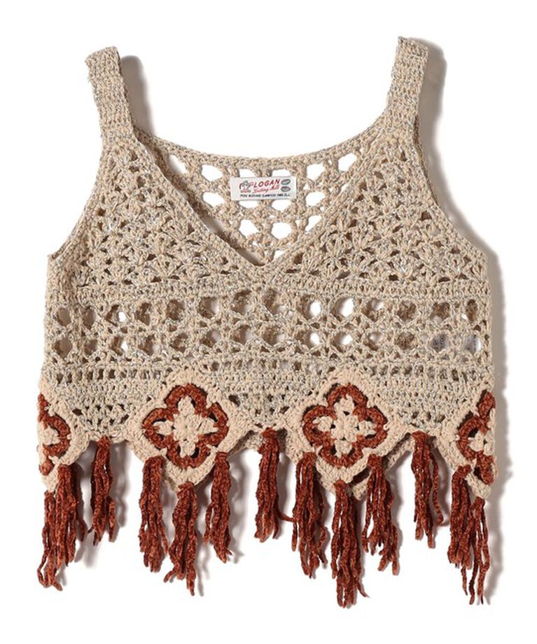 SHIPS for women「LOGAN KNITTING MILLS:〈手洗い可能〉モール ビスチェ」|ニット・セーター|