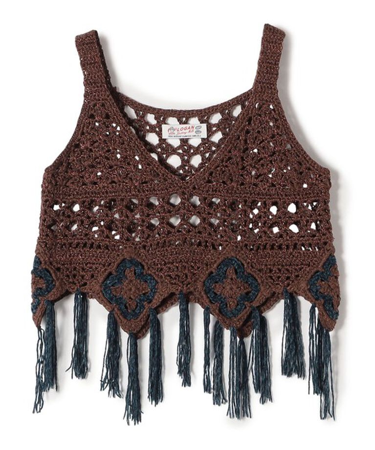 SHIPS for women「LOGAN KNITTING MILLS:〈手洗い可能〉モール ビスチェ」|ニット・セーター|