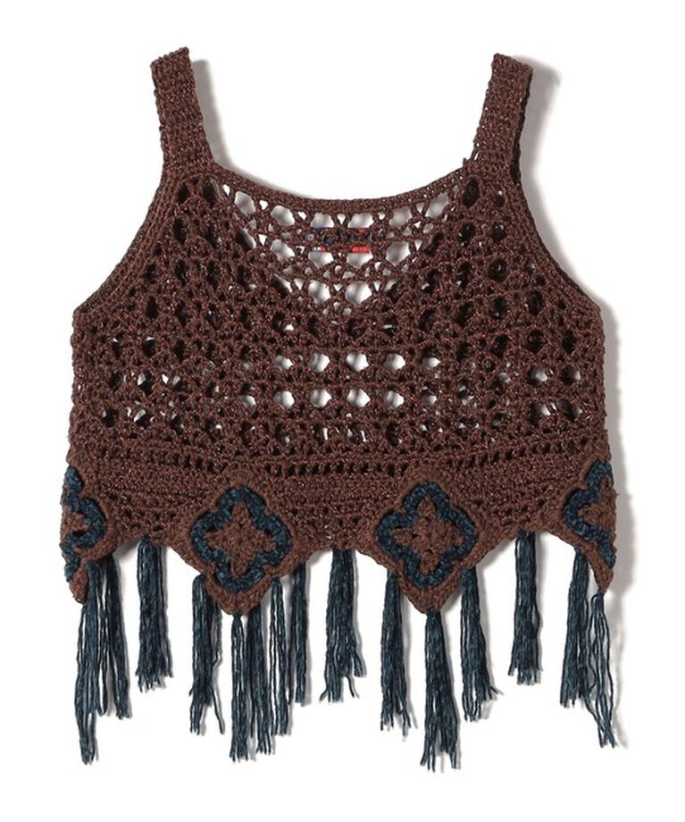 SHIPS for women「LOGAN KNITTING MILLS:〈手洗い可能〉モール ビスチェ」|ニット・セーター|