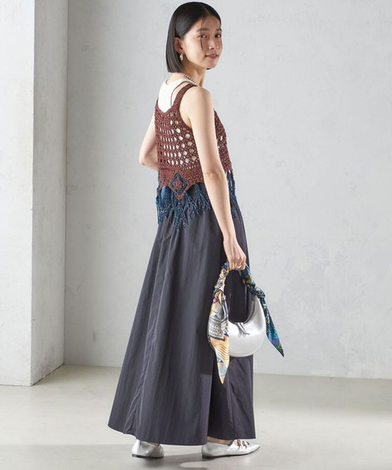 SHIPS for women「LOGAN KNITTING MILLS:〈手洗い可能〉モール ビスチェ」|ニット・セーター|