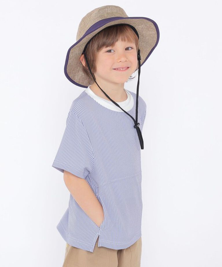 SHIPS KIDS「SHIPS KIDS:100～130cm /〈UVカット/吸水速乾〉ドライタッチ プルオーバー」|Tシャツ・カットソー|
