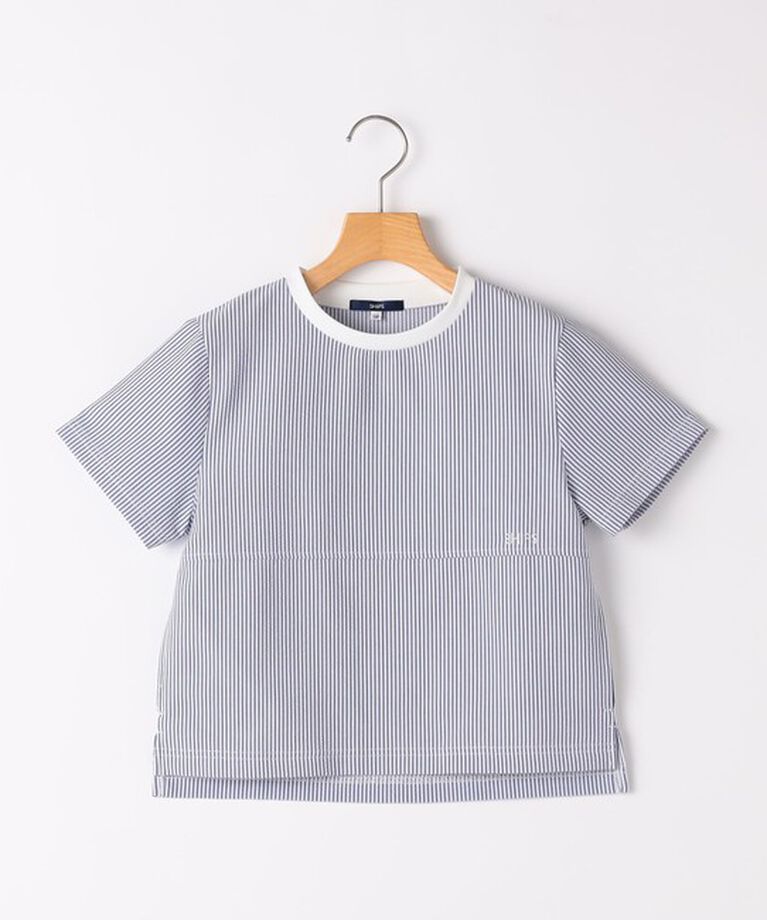 SHIPS KIDS「SHIPS KIDS:100～130cm /〈UVカット/吸水速乾〉ドライタッチ プルオーバー」|Tシャツ・カットソー|