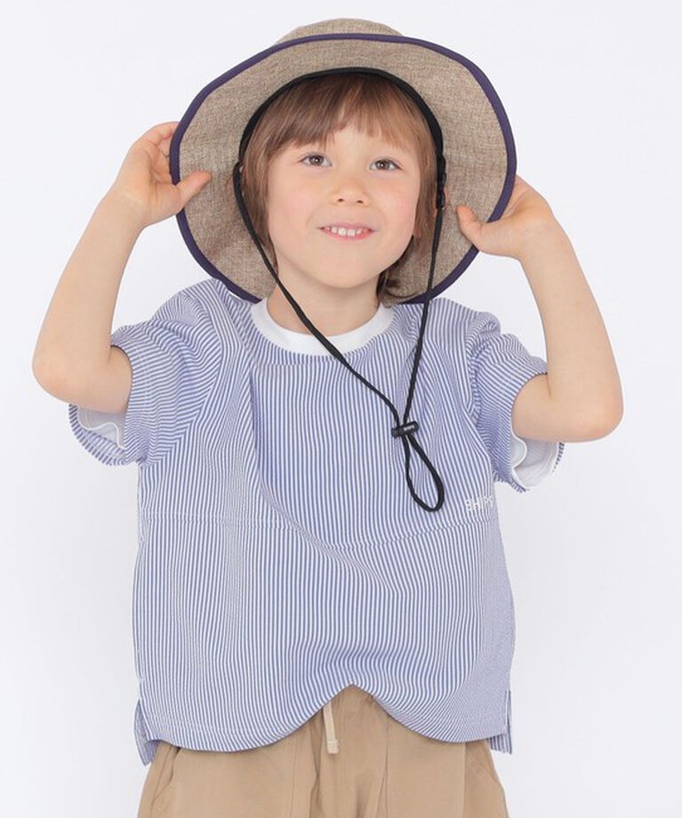 SHIPS KIDS「SHIPS KIDS:100～130cm /〈UVカット/吸水速乾〉ドライタッチ プルオーバー」|Tシャツ・カットソー|