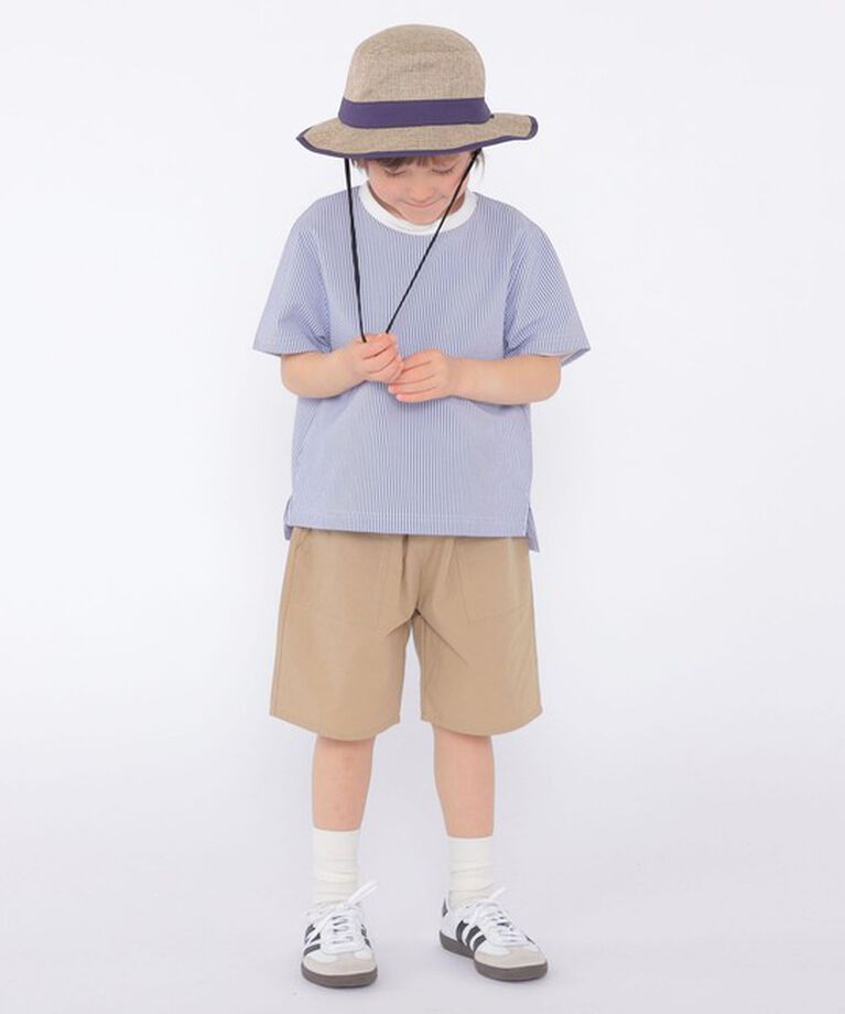SHIPS KIDS「SHIPS KIDS:100～130cm /〈UVカット/吸水速乾〉ドライタッチ プルオーバー」|Tシャツ・カットソー|