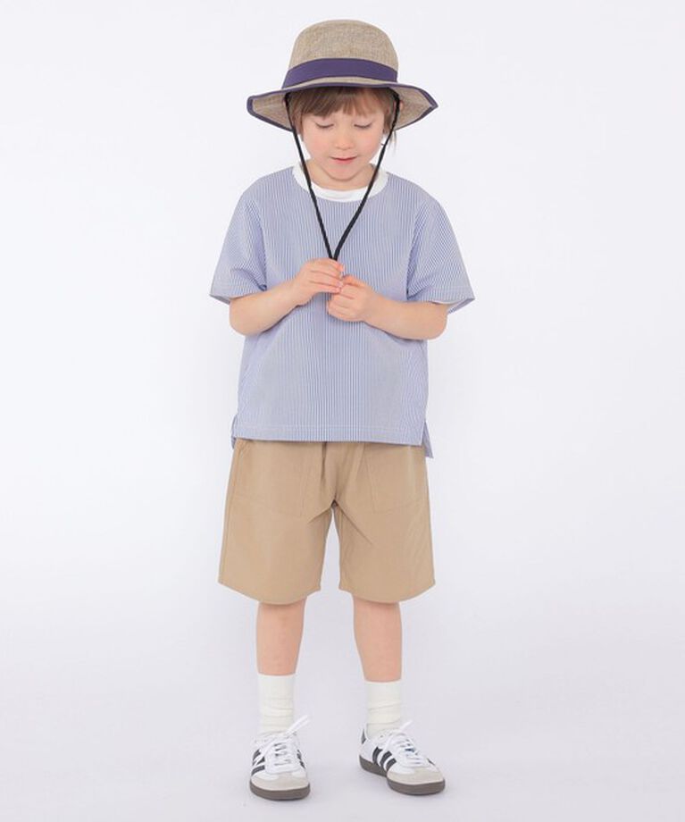 SHIPS KIDS「SHIPS KIDS:100～130cm /〈UVカット/吸水速乾〉ドライタッチ プルオーバー」|Tシャツ・カットソー|
