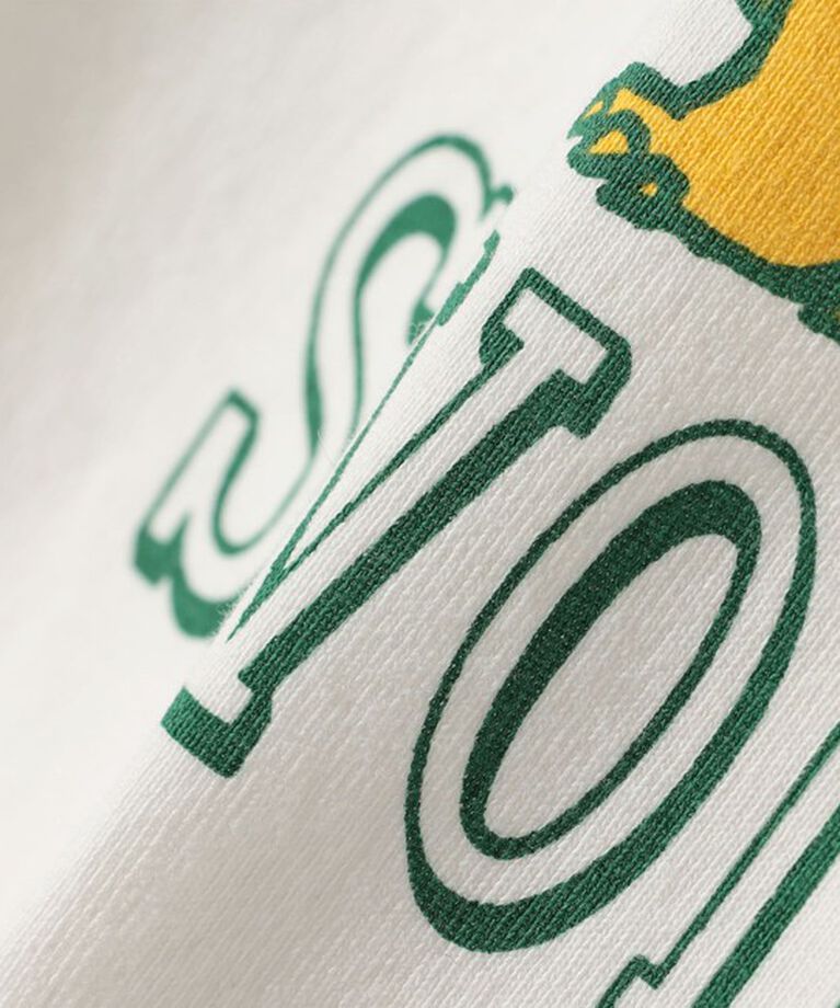SHIPS any「《追加予約》【SHIPS any別注】KNiTS:〈洗濯機可能〉ラウンドヘム プリント ショート TEE」|Tシャツ・カットソー|