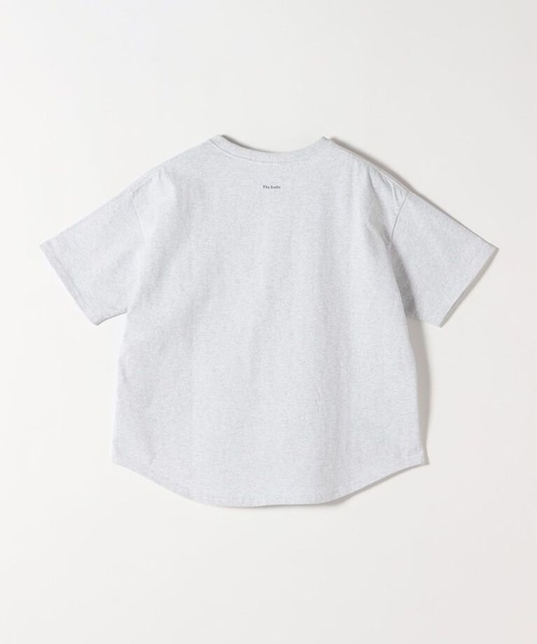 SHIPS any「《追加予約》【SHIPS any別注】KNiTS:〈洗濯機可能〉ラウンドヘム プリント ショート TEE」|Tシャツ・カットソー|