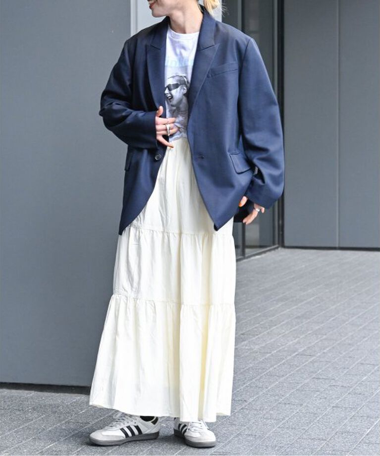 OUTDOOR PRODUCTS Usual Things「ワッシャーティアードスカート」|スカート|