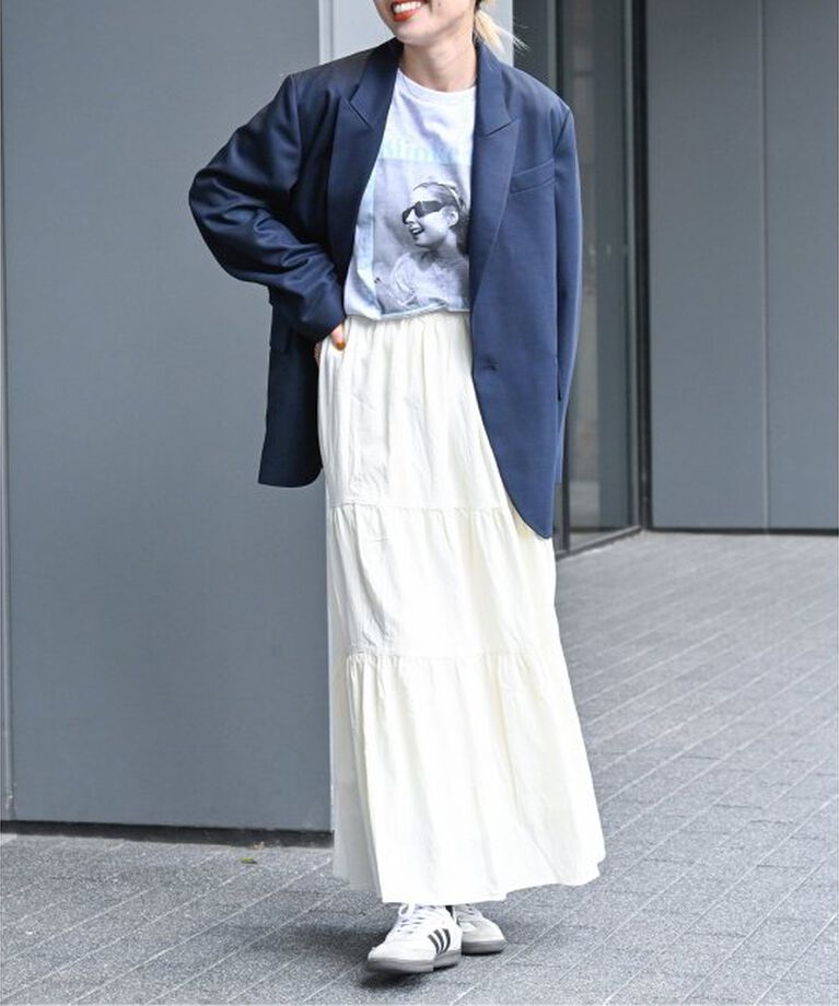 OUTDOOR PRODUCTS Usual Things「ワッシャーティアードスカート」|スカート|