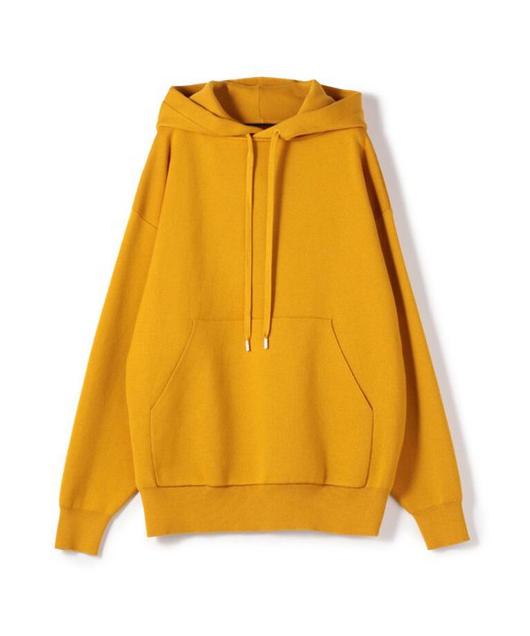 CABaN「CABaN コットンカシミヤ パーカ」|ニット・セーター|25 マスタード