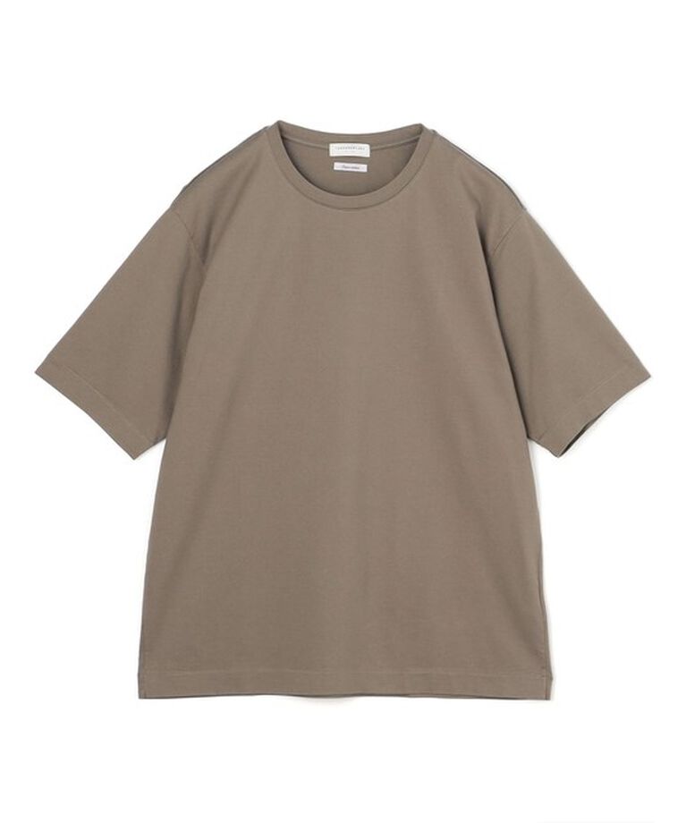 TOMORROWLAND MENS「スビンコットン クルーネックカットソー」|Tシャツ・カットソー|45 ベージュ