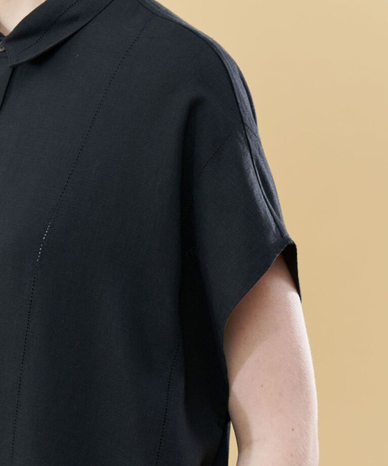 GALERIE VIE「フレンチリネン シャツワンピース」|ワンピース|
