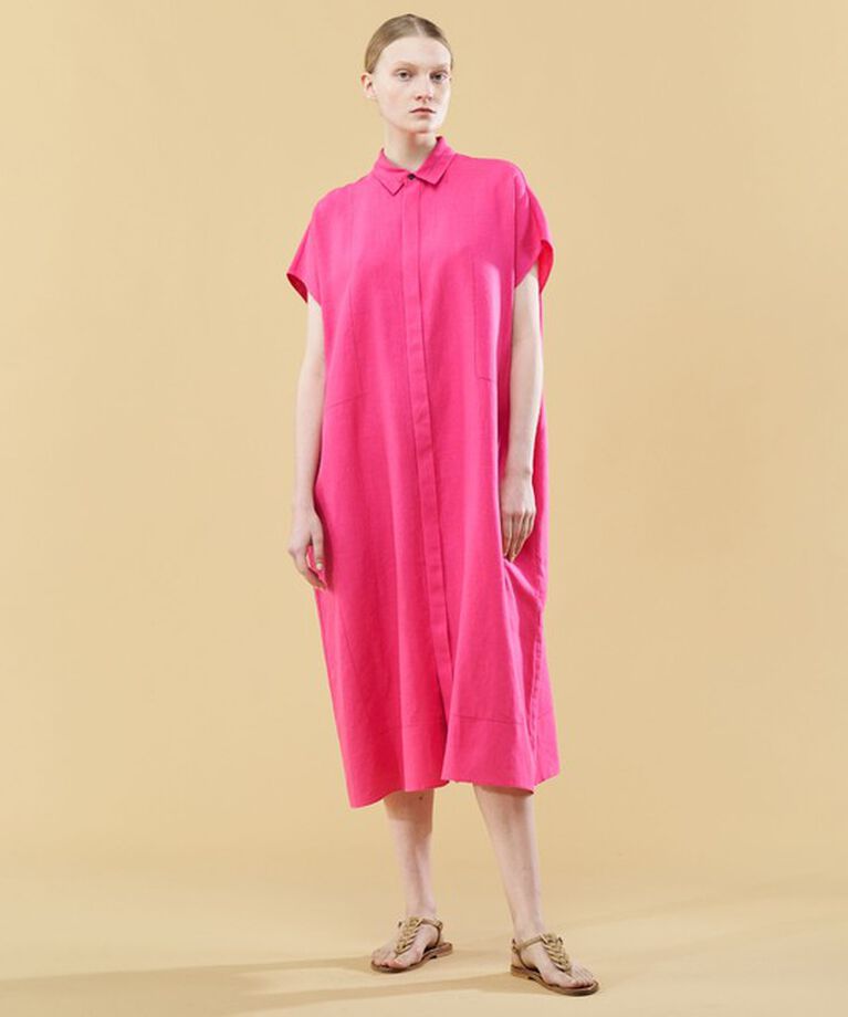 GALERIE VIE「フレンチリネン シャツワンピース」|ワンピース|