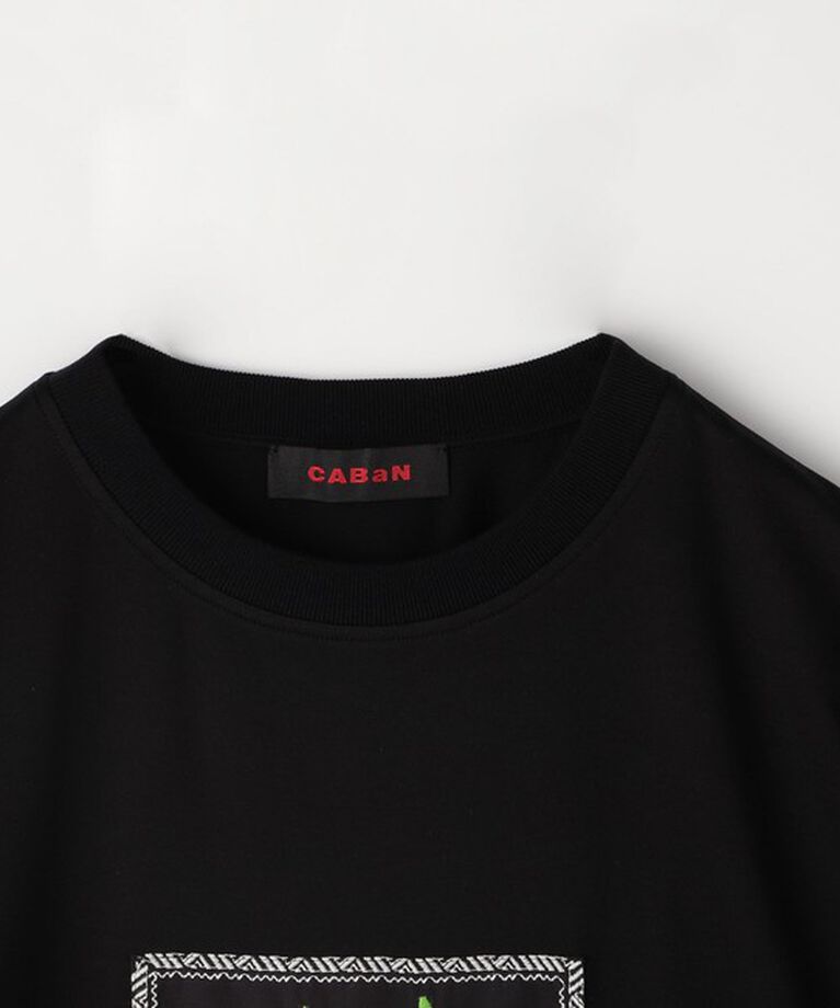 CABaN「CABaN スビンコットン IBIZA エンブロイダリーTシャツ」|Tシャツ・カットソー|