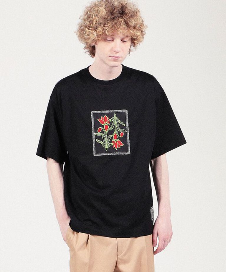 CABaN「CABaN スビンコットン IBIZA エンブロイダリーTシャツ」|Tシャツ・カットソー|