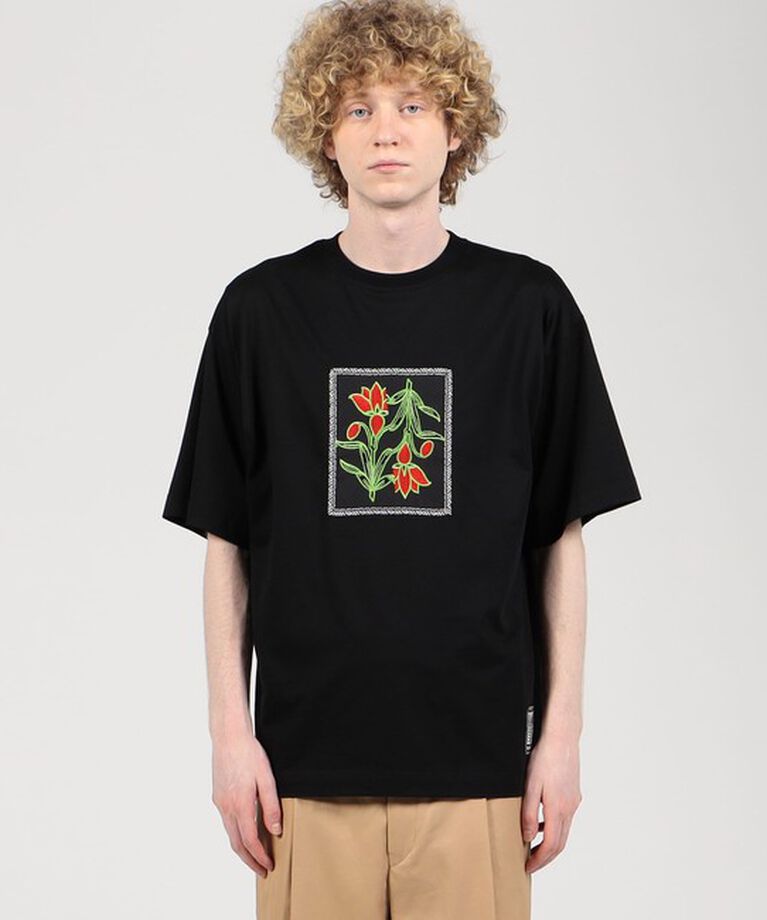 CABaN「CABaN スビンコットン IBIZA エンブロイダリーTシャツ」|Tシャツ・カットソー|