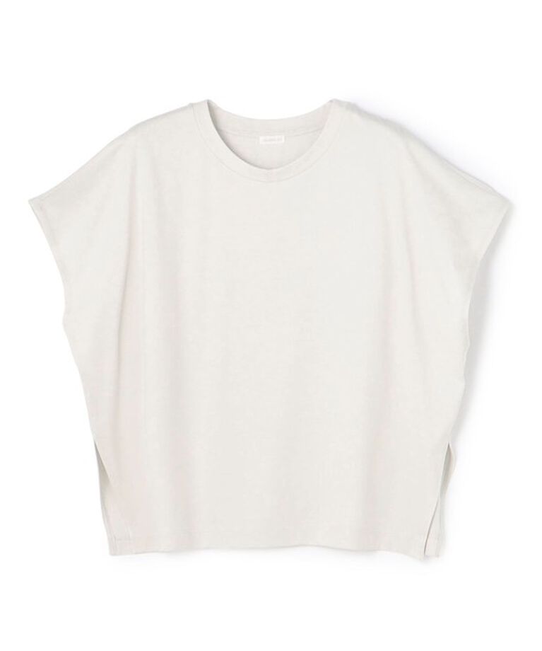 GALERIE VIE「ファインコットン ワイドクルーネックプルオーバー」|Tシャツ・カットソー|13 ライトグレー