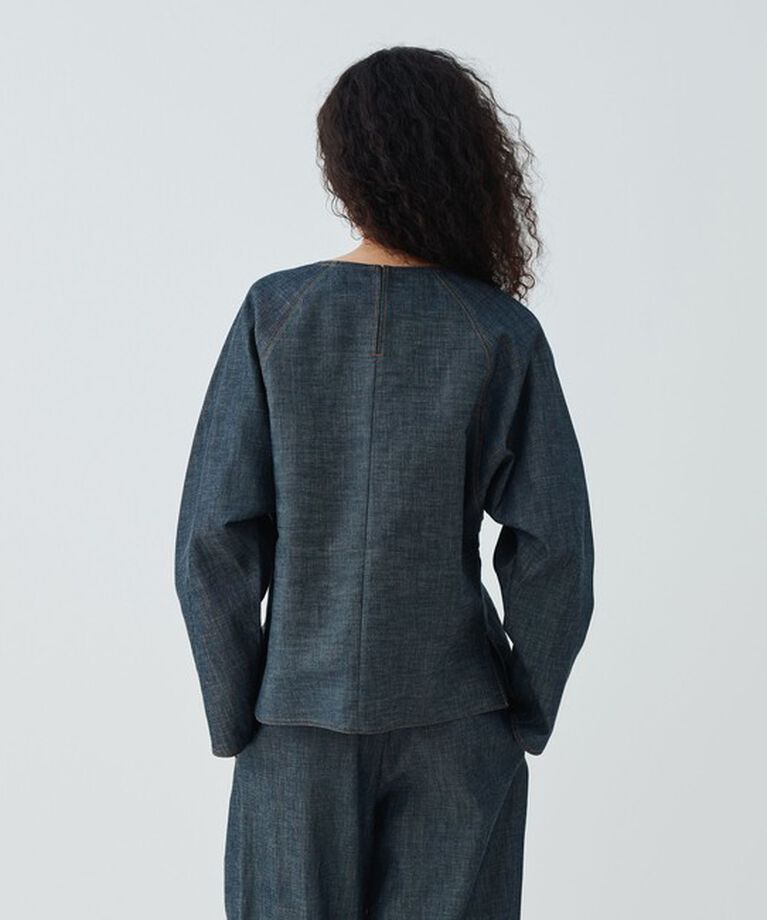 GALERIE VIE「ステイブルーデニム プルオーバーシャツ」|シャツ・ブラウス|
