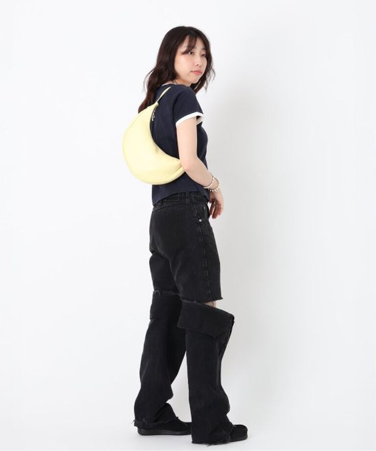  「【blancle/ ブランクレ】S.LETHER 2WAY MOON BAG limited」|ショルダー・メッセンジャー|