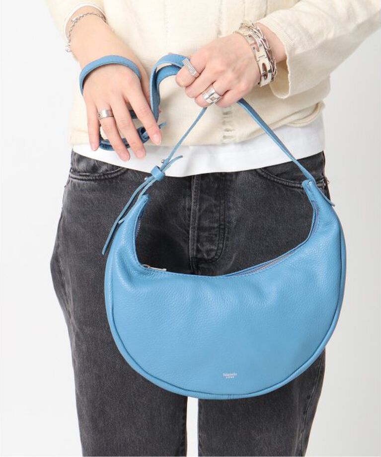  「【blancle/ ブランクレ】S.LETHER 2WAY MOON BAG limited」|ショルダー・メッセンジャー|