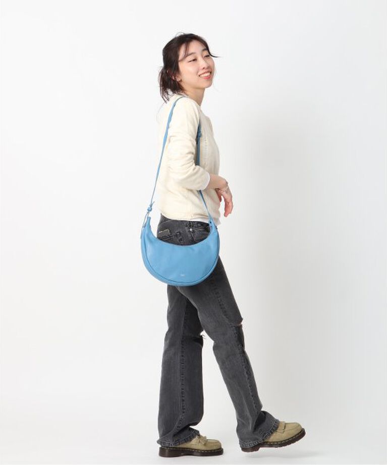  「【blancle/ ブランクレ】S.LETHER 2WAY MOON BAG limited」|ショルダー・メッセンジャー|