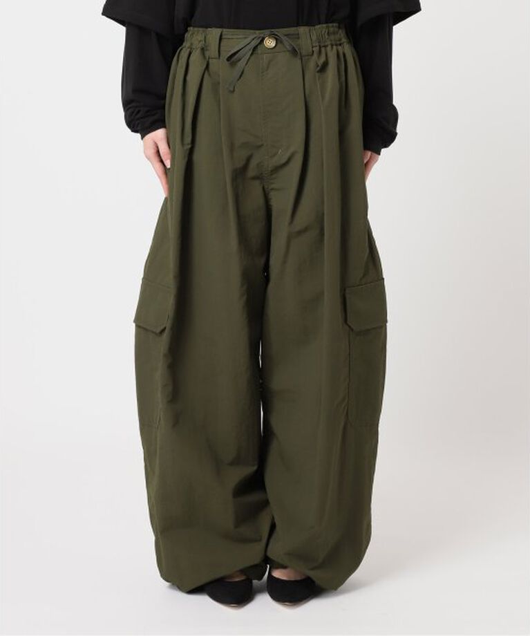  「“O”NYLON WIDE カーゴパンツ」|カーゴ|