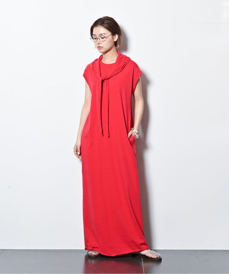  「《予約》CUT DRESS with SCARF：ワンピース」|ワンピース|