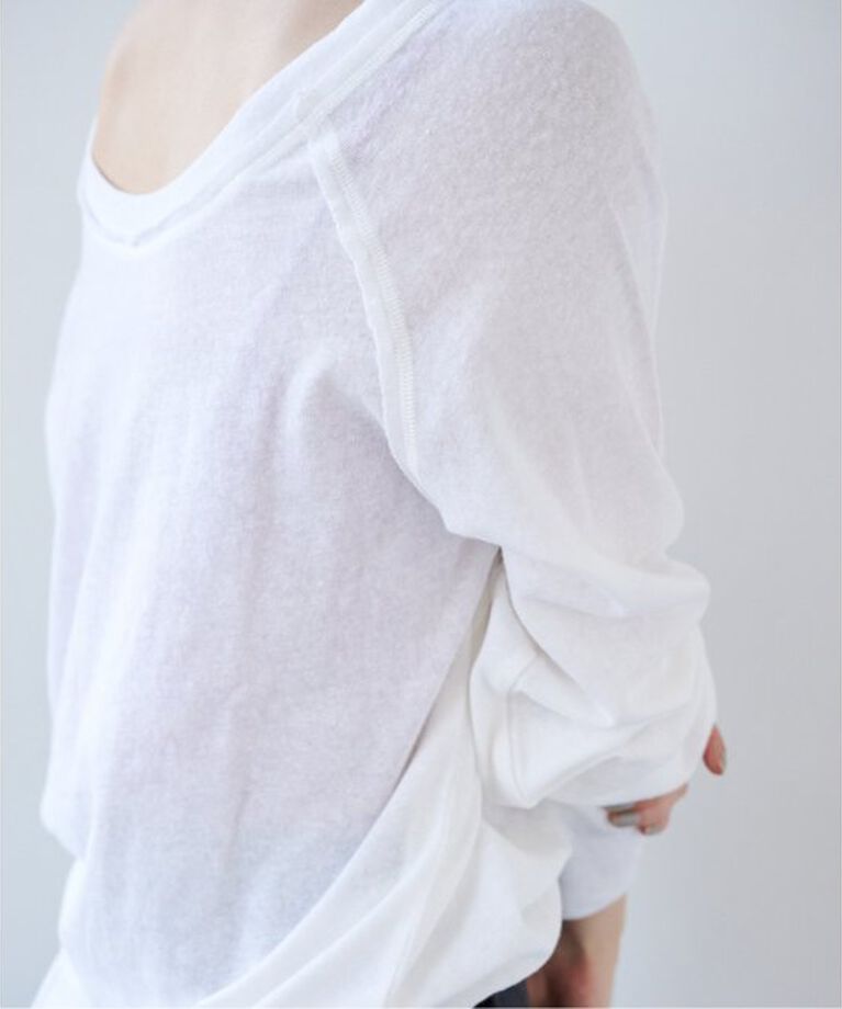 EMILYWEEK「Foggyコットンラグランプルオーバー」|Tシャツ・カットソー|