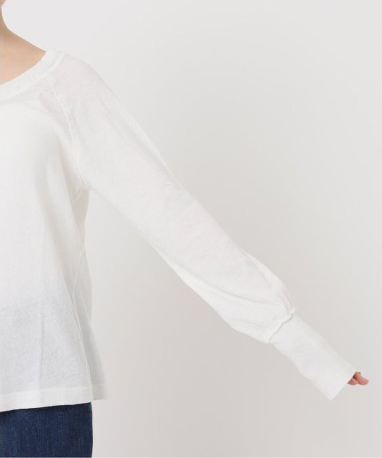 EMILYWEEK「Foggyコットンラグランプルオーバー」|Tシャツ・カットソー|