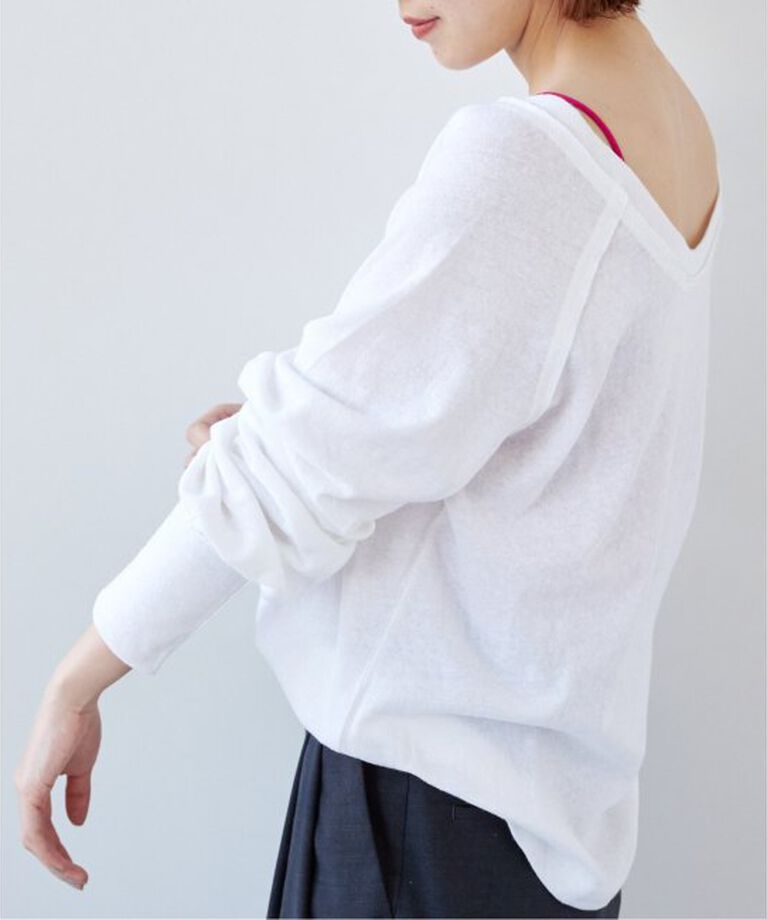 EMILYWEEK「Foggyコットンラグランプルオーバー」|Tシャツ・カットソー|