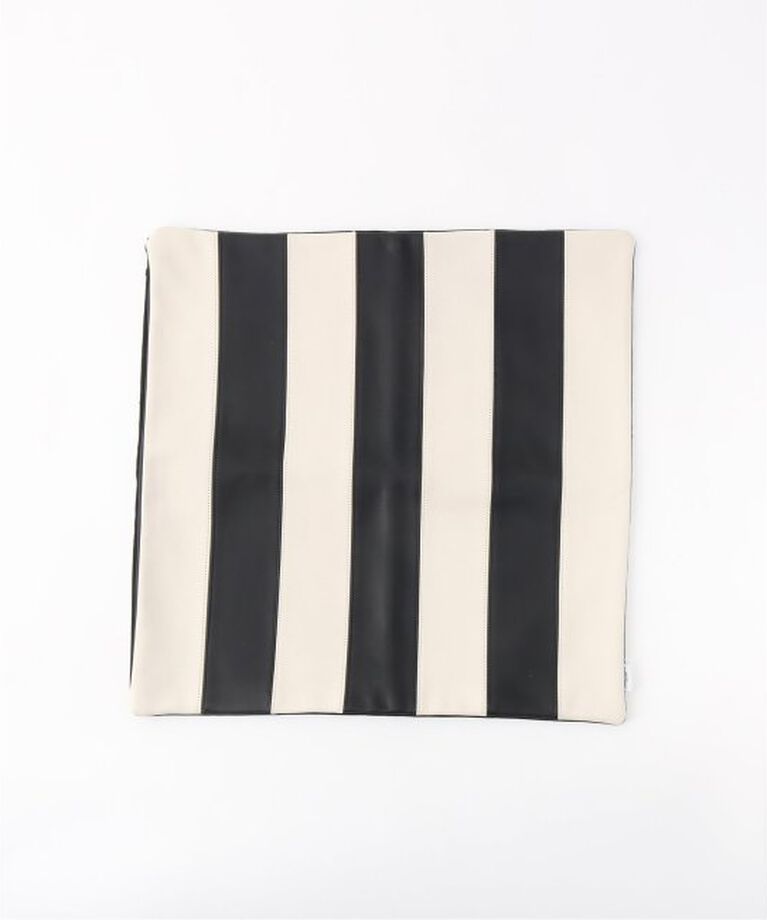 journal standard Furniture「LEATHER PATCH CUSHION COVER レザー パッチワーク クッションカバー 45cm」|クッション・クッションカバー|