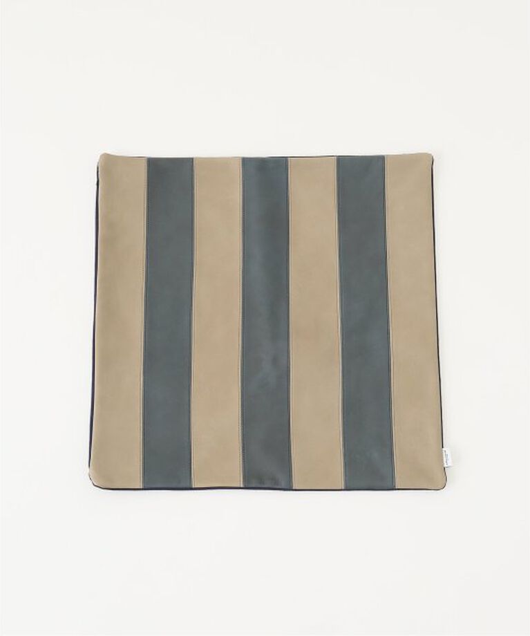 journal standard Furniture「LEATHER PATCH CUSHION COVER レザー パッチワーク クッションカバー 45cm」|クッション・クッションカバー|