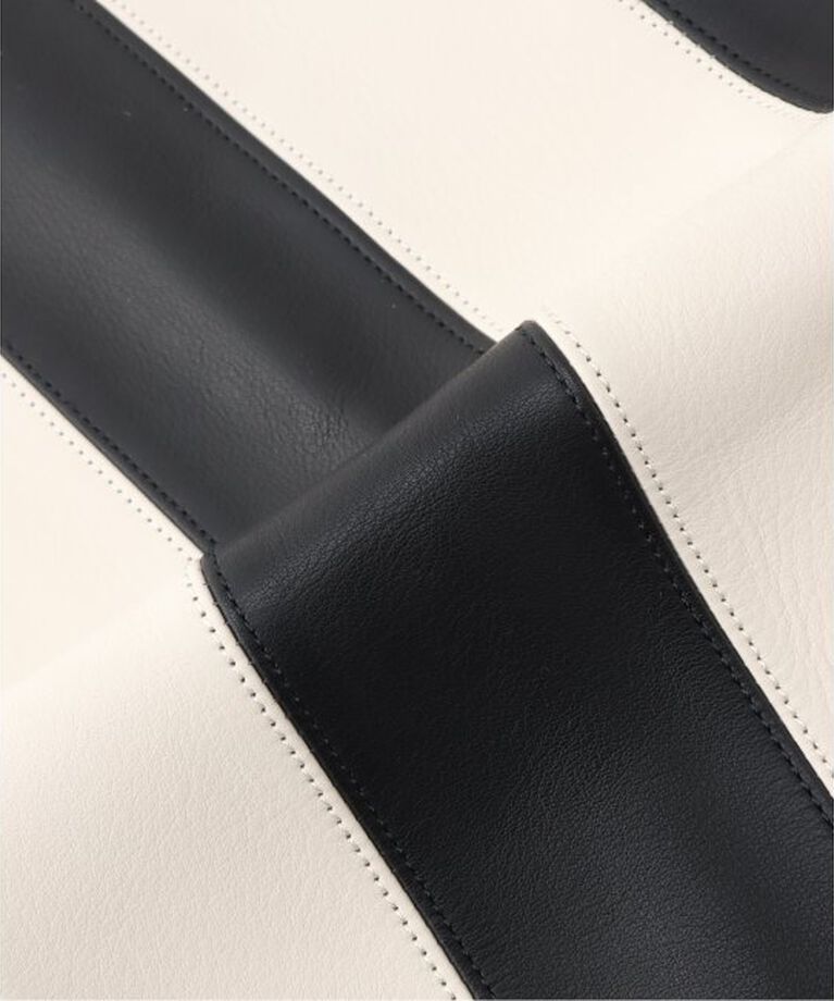 journal standard Furniture「LEATHER PATCH CUSHION COVER レザー パッチワーク クッションカバー 45cm」|クッション・クッションカバー|