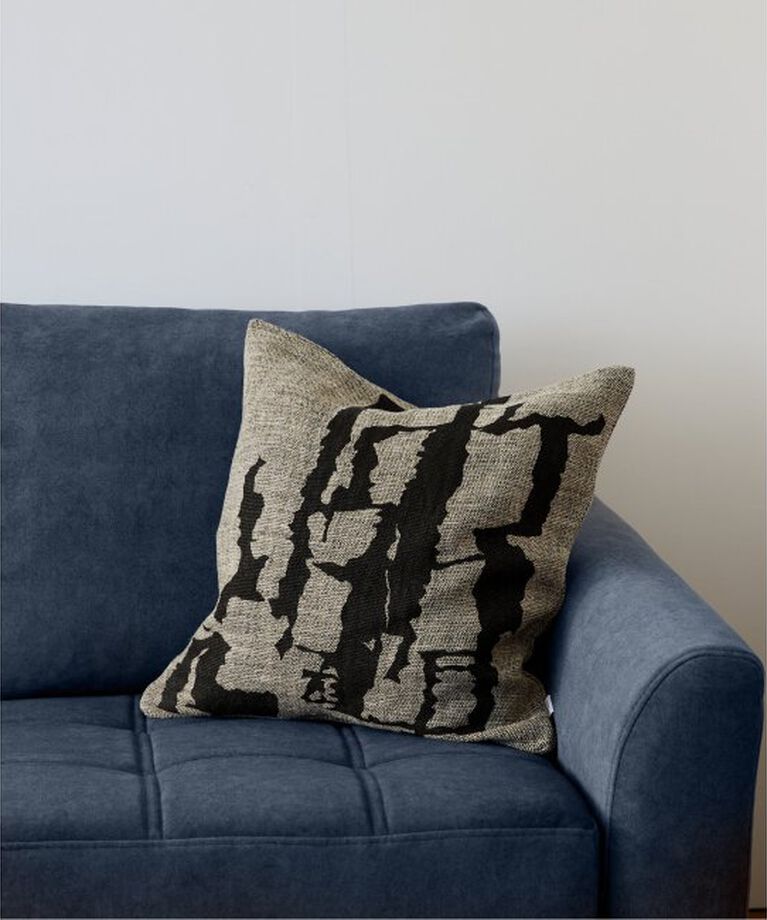 journal standard Furniture「ROUEN CUSHION 45　クッションカバー 45cm角」|クッション・クッションカバー|ブラック